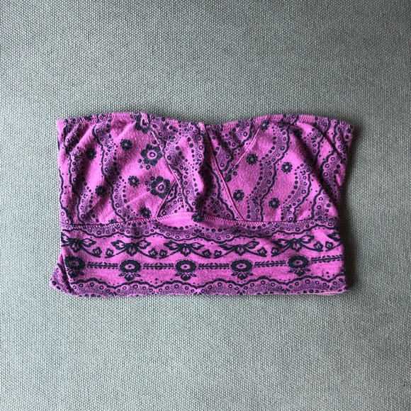 Free People purple bandeau top - Picture 4 of 5